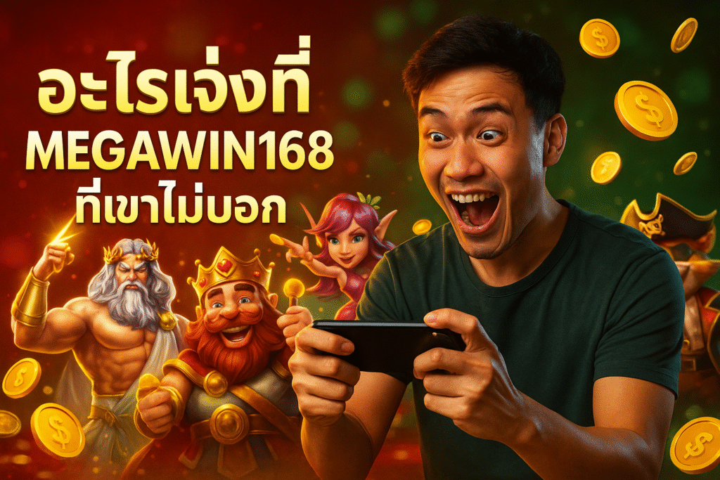 อะไรเจ๋งที่ MEGAWIN168 ที่เขาไม่บอก