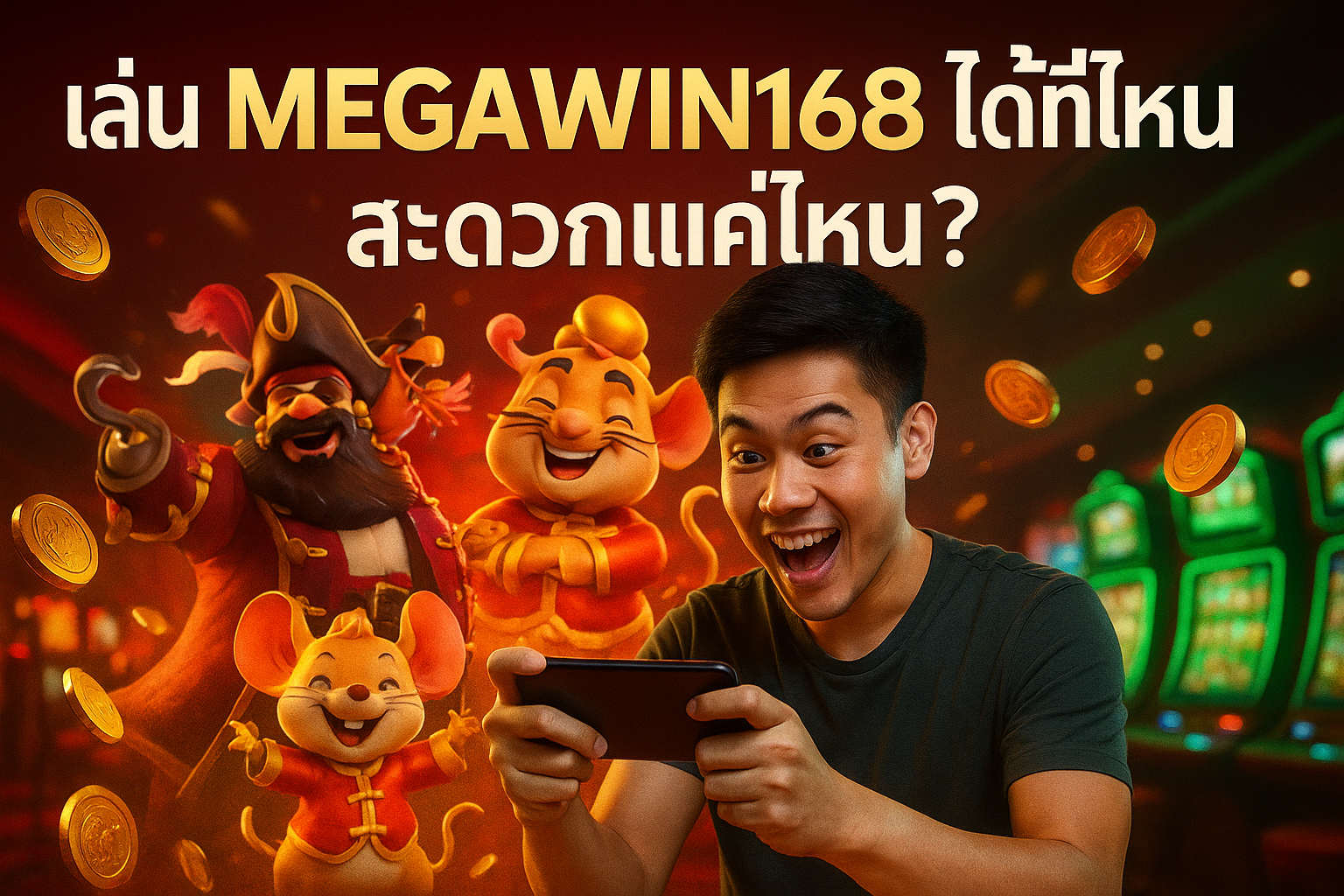 เล่น MEGAWIN168 ได้ที่ไหน สะดวกแค่ไหน?