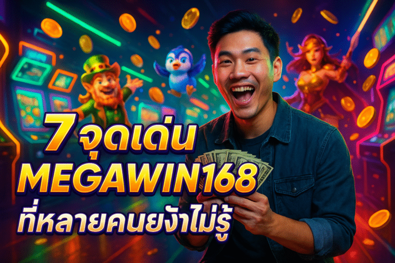 7 จุดเด่น MEGAWIN168 ที่หลายคนยังไม่รู้