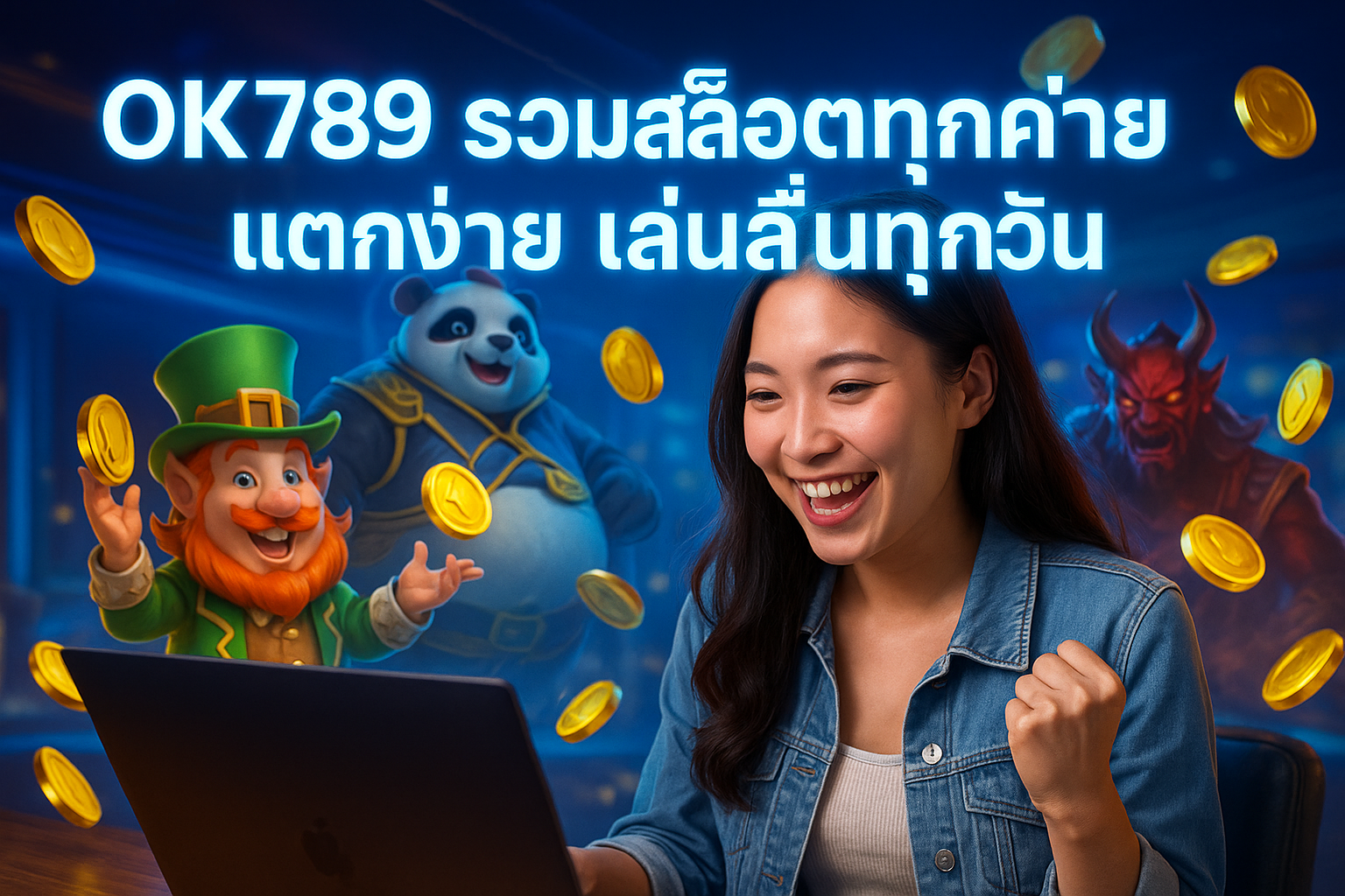 OK789 รวมสล็อตทุกค่าย แตกง่าย เล่นลื่นทุกวัน